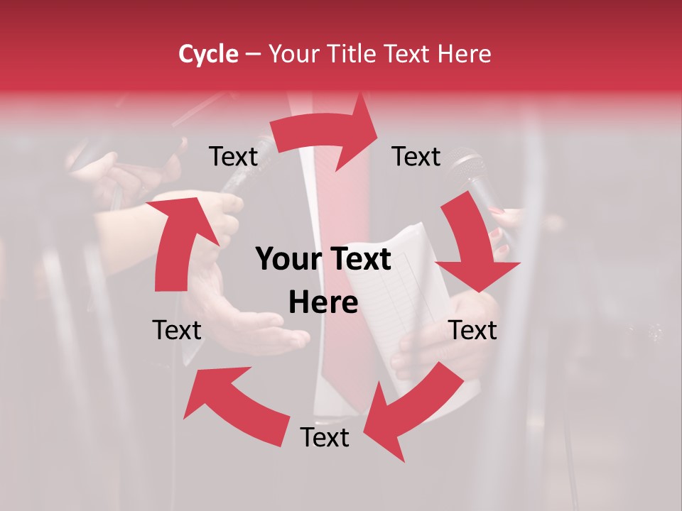 Transmission Corporate Hand PowerPoint Template