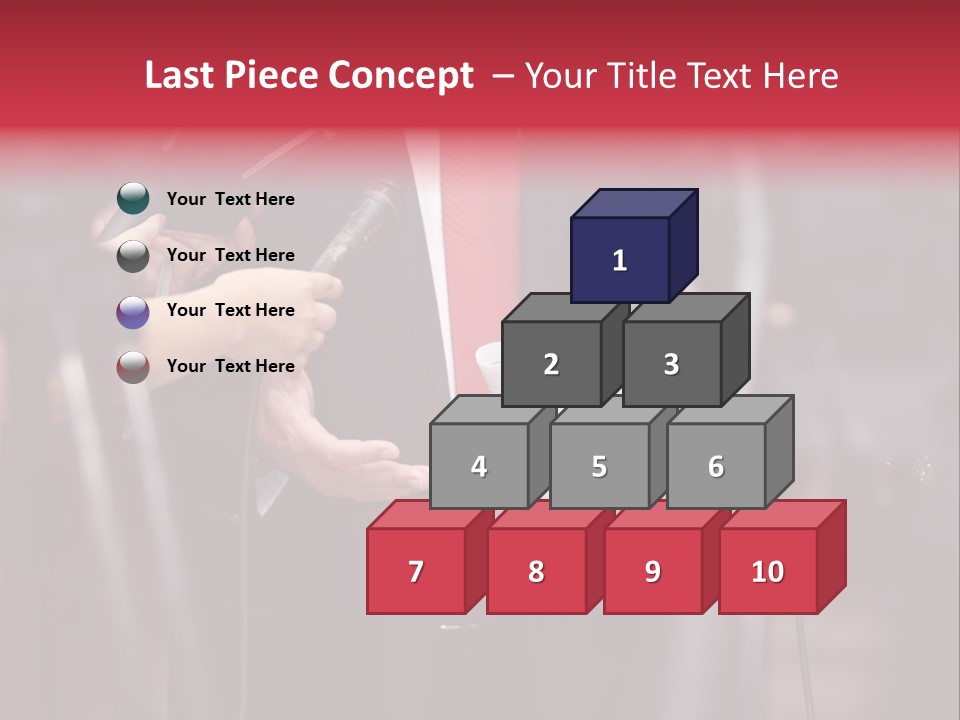 Transmission Corporate Hand PowerPoint Template