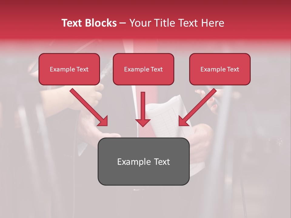 Transmission Corporate Hand PowerPoint Template