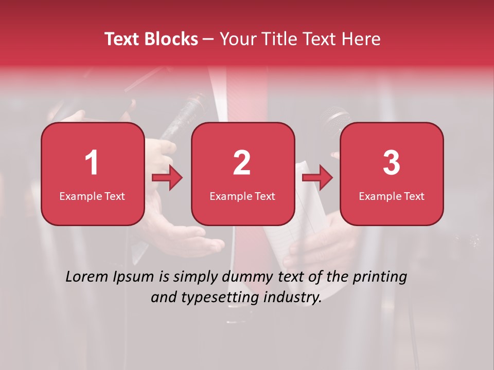 Transmission Corporate Hand PowerPoint Template