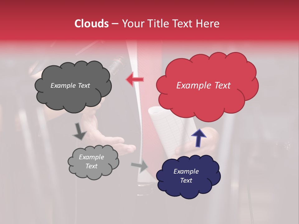 Transmission Corporate Hand PowerPoint Template