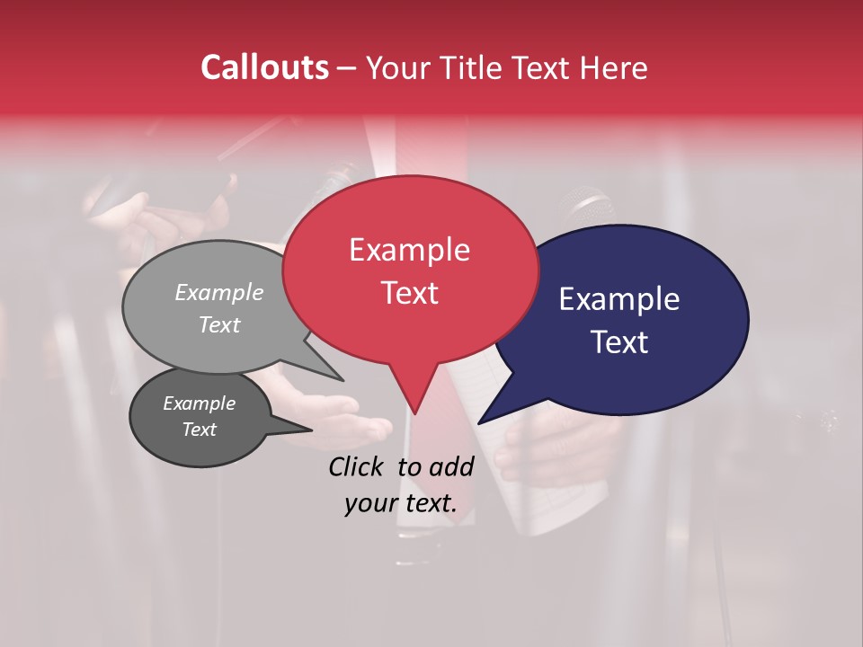 Transmission Corporate Hand PowerPoint Template