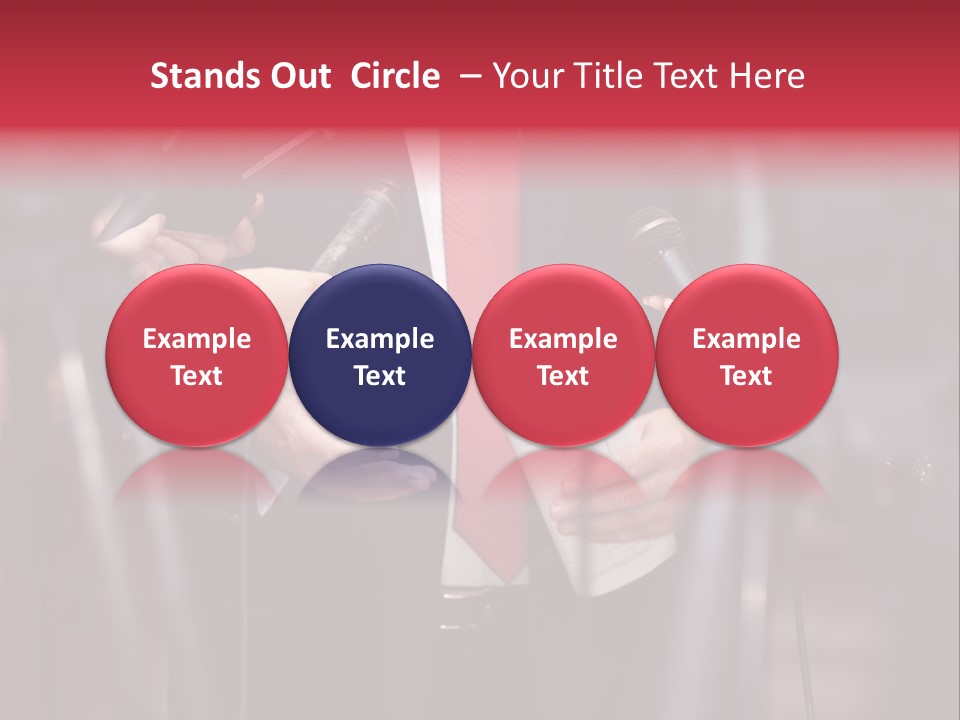 Transmission Corporate Hand PowerPoint Template