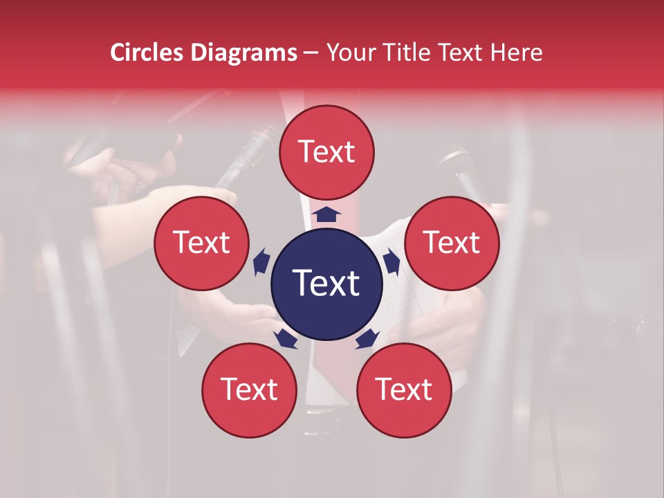 Transmission Corporate Hand PowerPoint Template