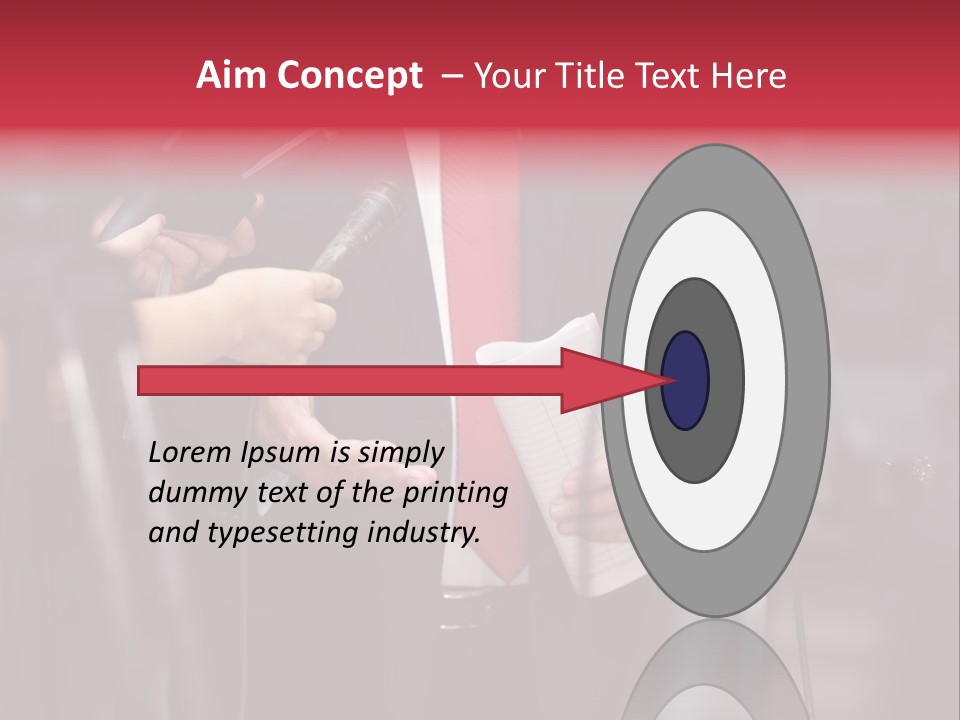 Transmission Corporate Hand PowerPoint Template