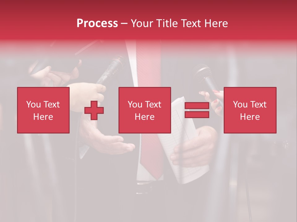 Transmission Corporate Hand PowerPoint Template
