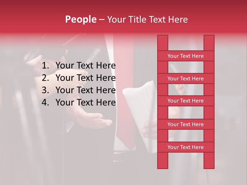 Transmission Corporate Hand PowerPoint Template