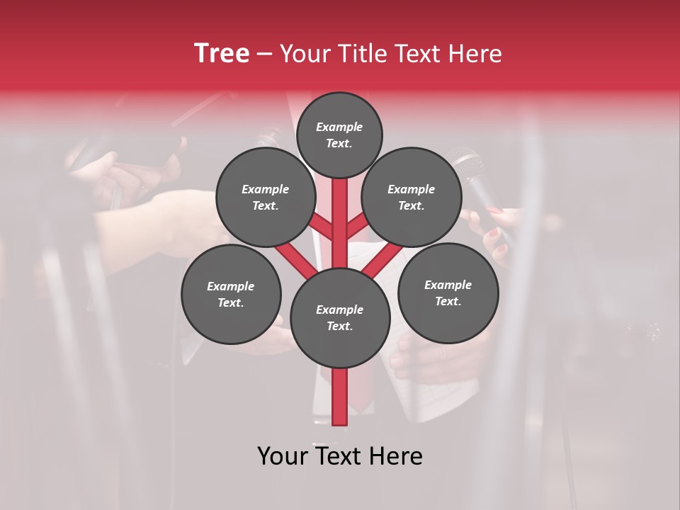 Transmission Corporate Hand PowerPoint Template