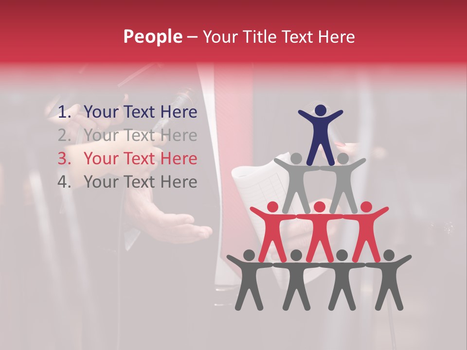 Transmission Corporate Hand PowerPoint Template