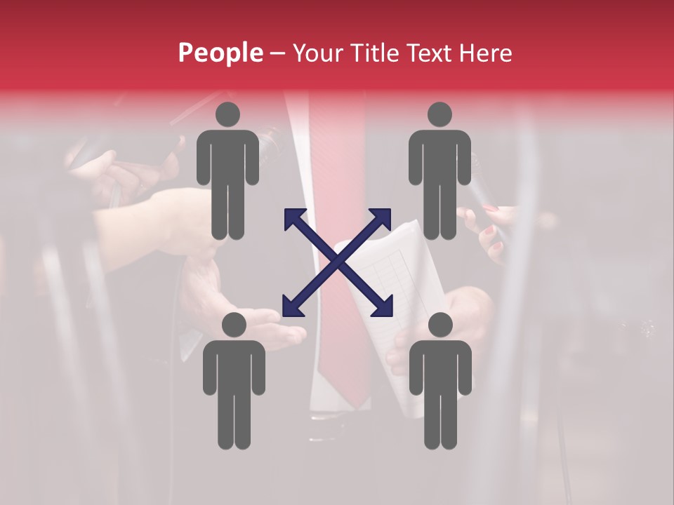 Transmission Corporate Hand PowerPoint Template