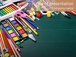 Eraser Paint Exhibition PowerPoint Template