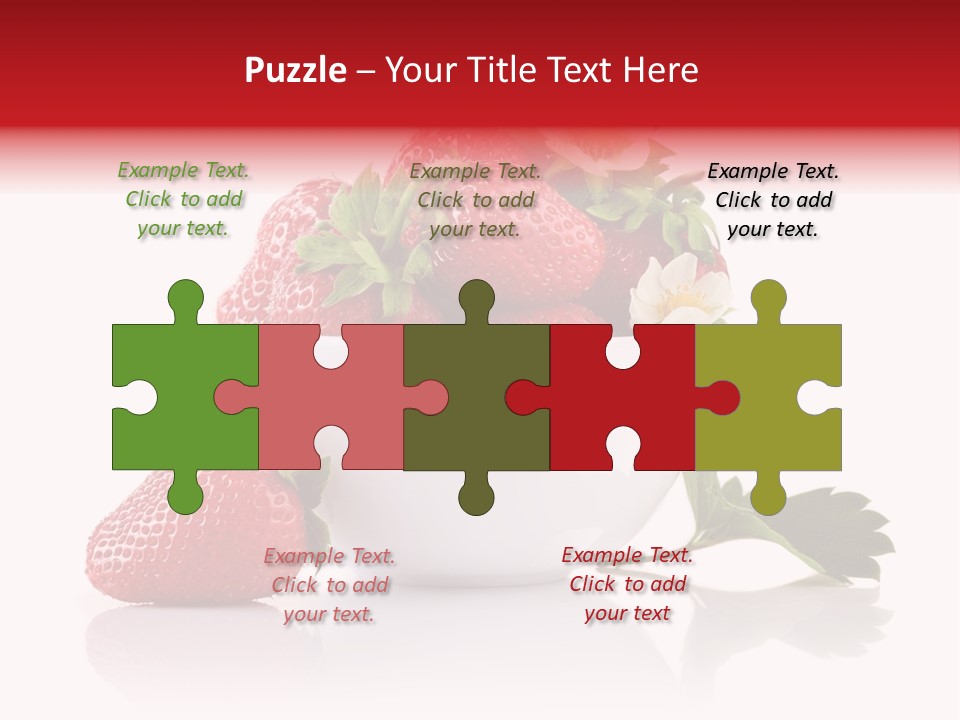 Fresh Natural Vegetarian PowerPoint Template