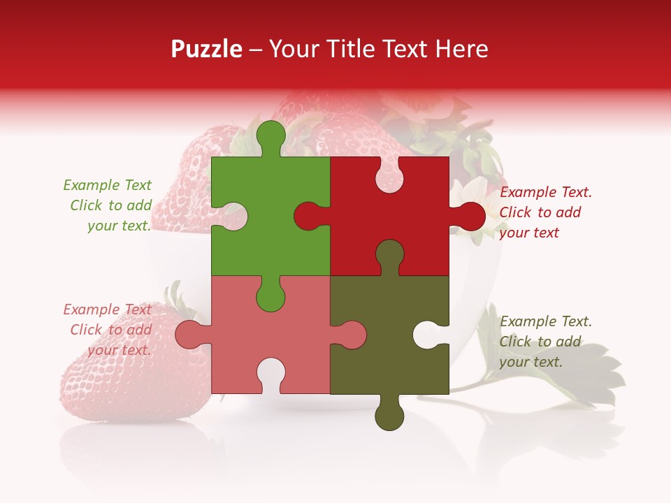 Fresh Natural Vegetarian PowerPoint Template