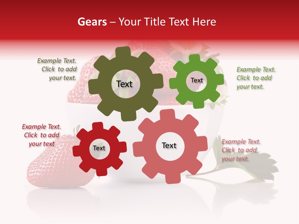 Fresh Natural Vegetarian PowerPoint Template