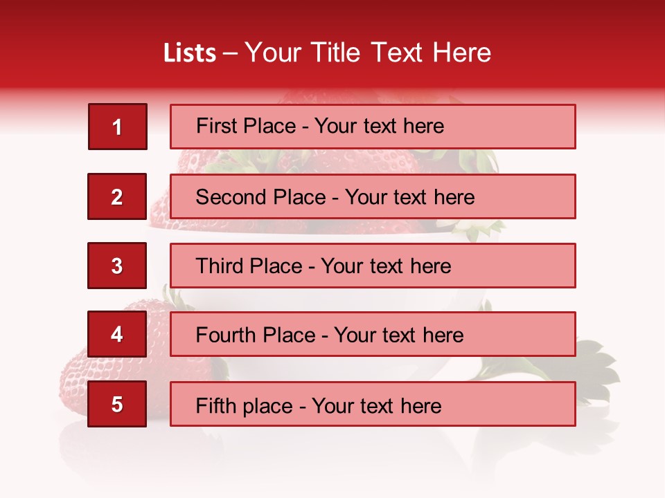 Fresh Natural Vegetarian PowerPoint Template