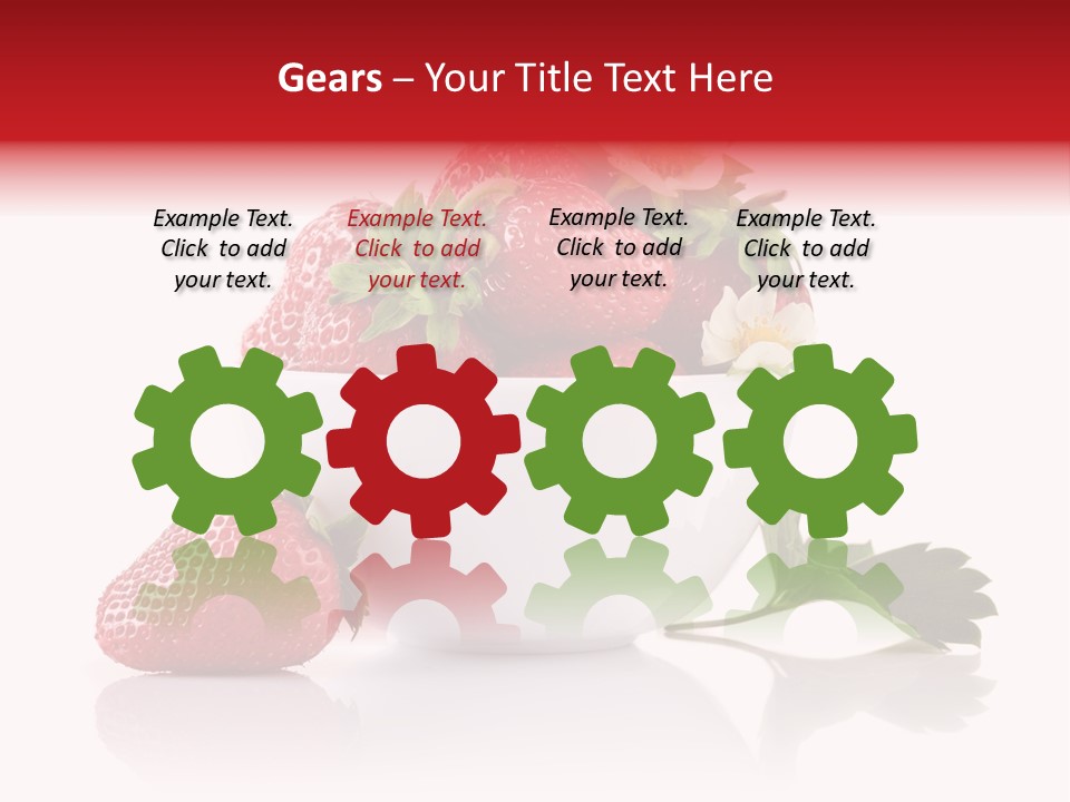 Fresh Natural Vegetarian PowerPoint Template