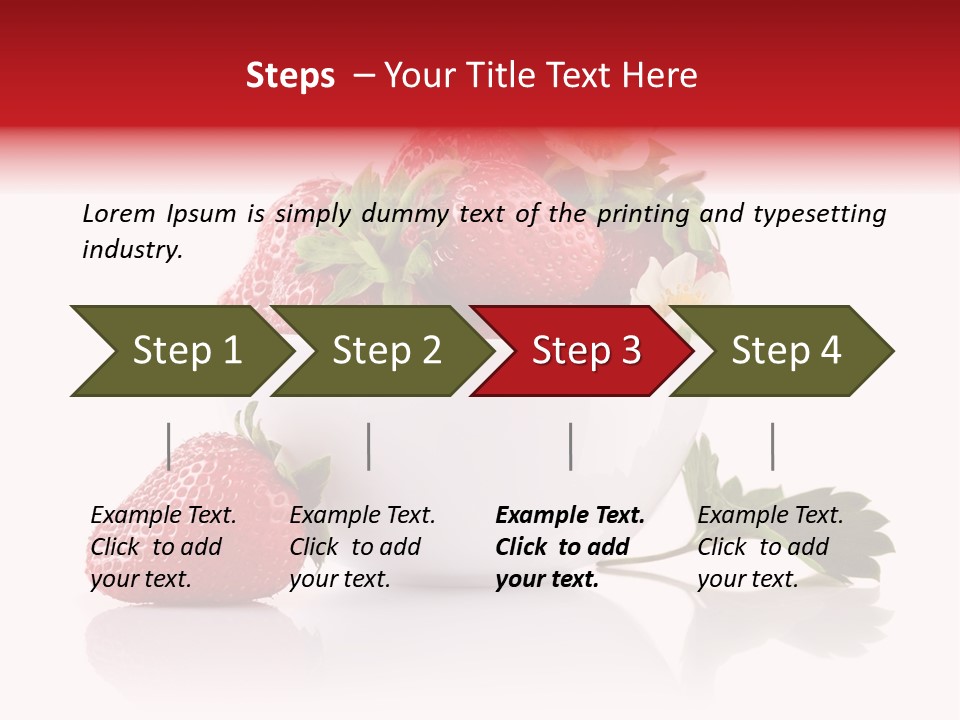 Fresh Natural Vegetarian PowerPoint Template