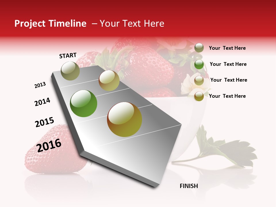 Fresh Natural Vegetarian PowerPoint Template