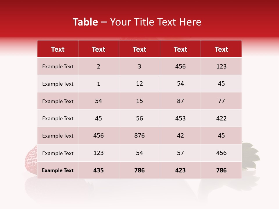 Fresh Natural Vegetarian PowerPoint Template