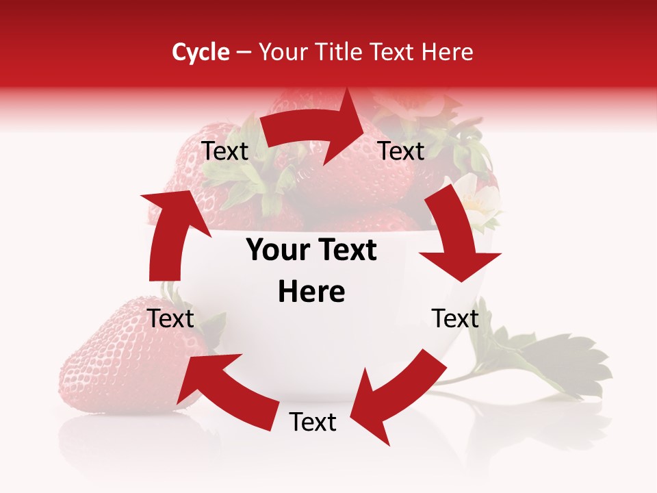 Fresh Natural Vegetarian PowerPoint Template