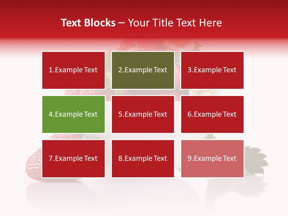 Fresh Natural Vegetarian PowerPoint Template