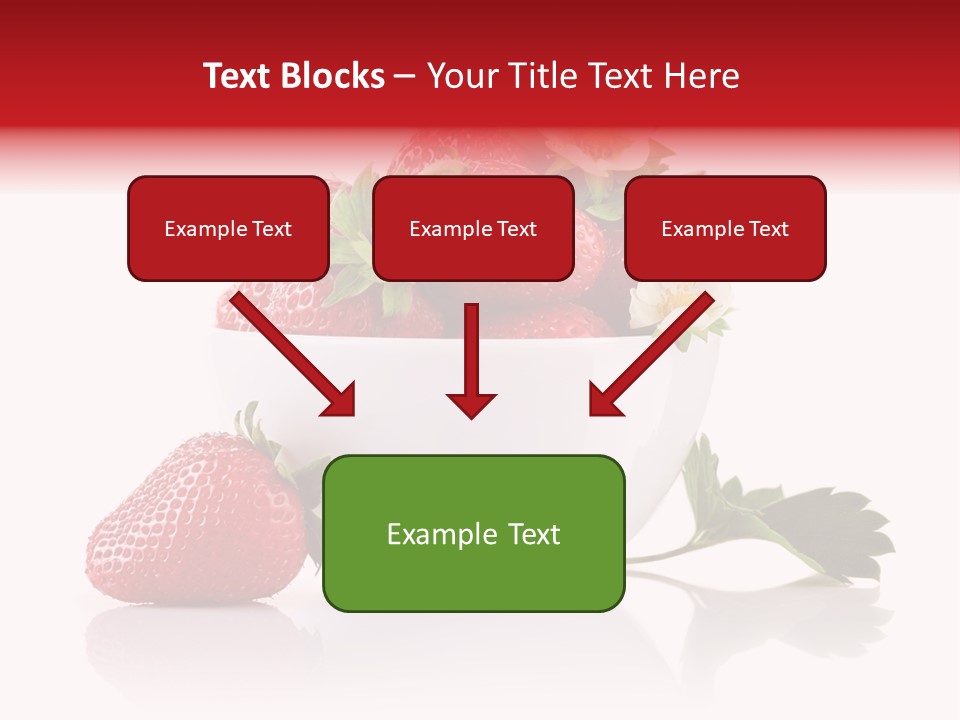 Fresh Natural Vegetarian PowerPoint Template