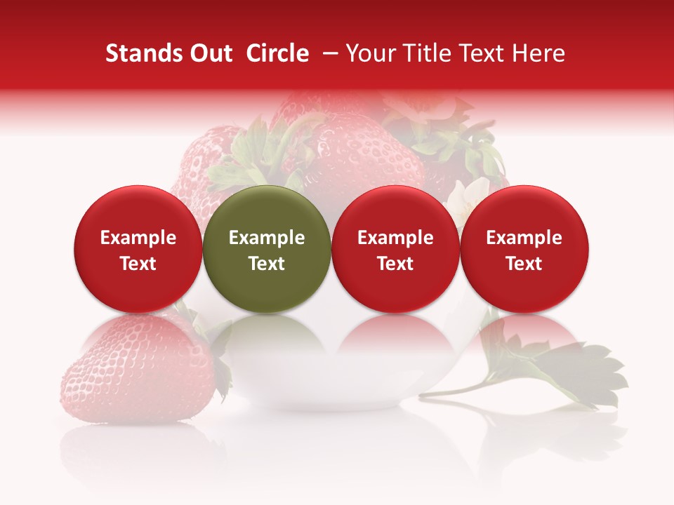 Fresh Natural Vegetarian PowerPoint Template