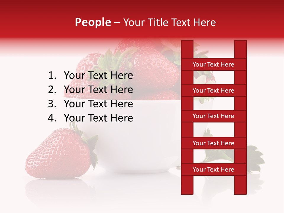 Fresh Natural Vegetarian PowerPoint Template