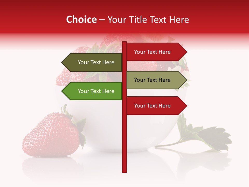 Fresh Natural Vegetarian PowerPoint Template