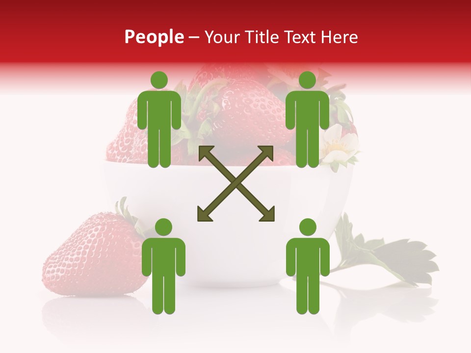 Fresh Natural Vegetarian PowerPoint Template