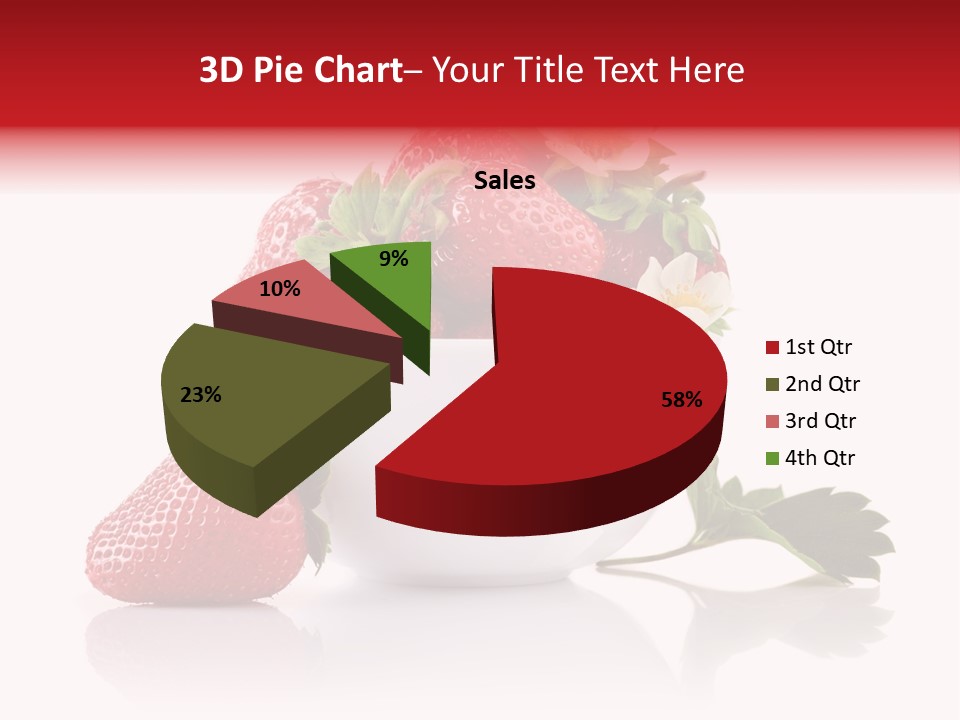 Fresh Natural Vegetarian PowerPoint Template