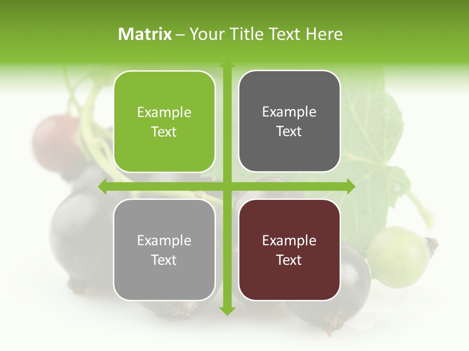 Vitamin Natural Food PowerPoint Template