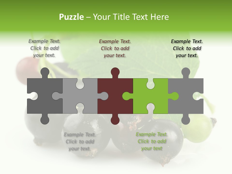 Vitamin Natural Food PowerPoint Template