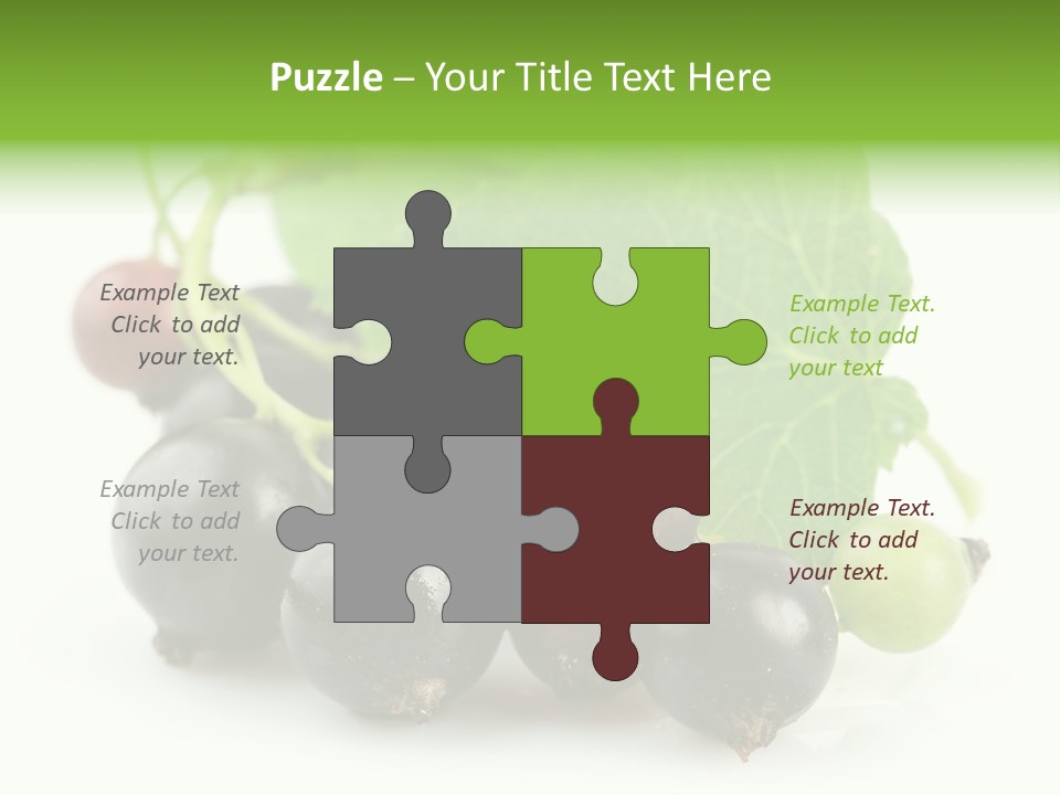 Vitamin Natural Food PowerPoint Template