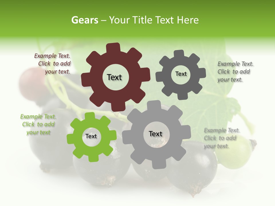 Vitamin Natural Food PowerPoint Template