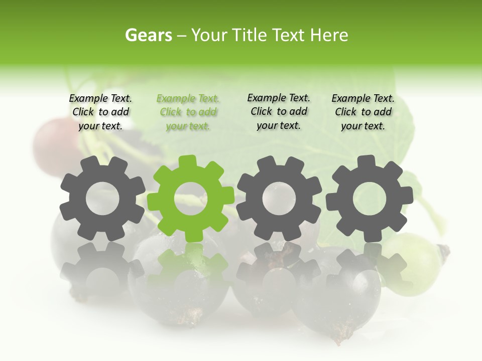 Vitamin Natural Food PowerPoint Template