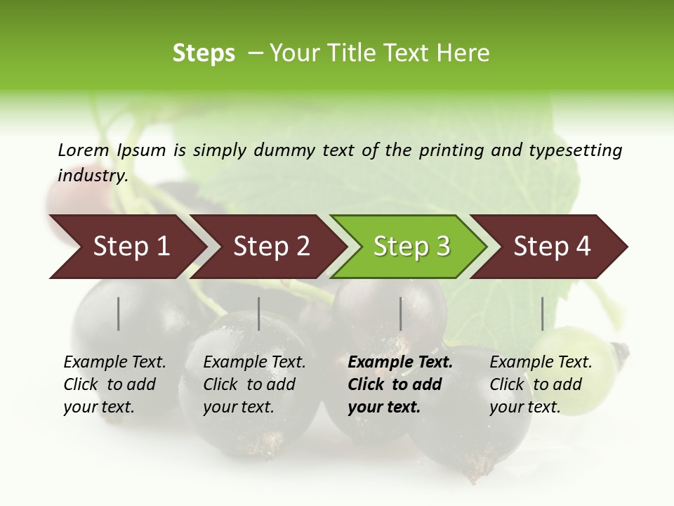 Vitamin Natural Food PowerPoint Template
