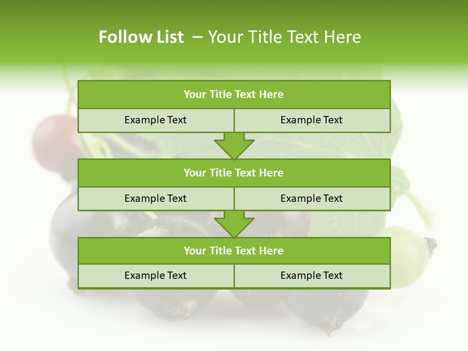 Vitamin Natural Food PowerPoint Template