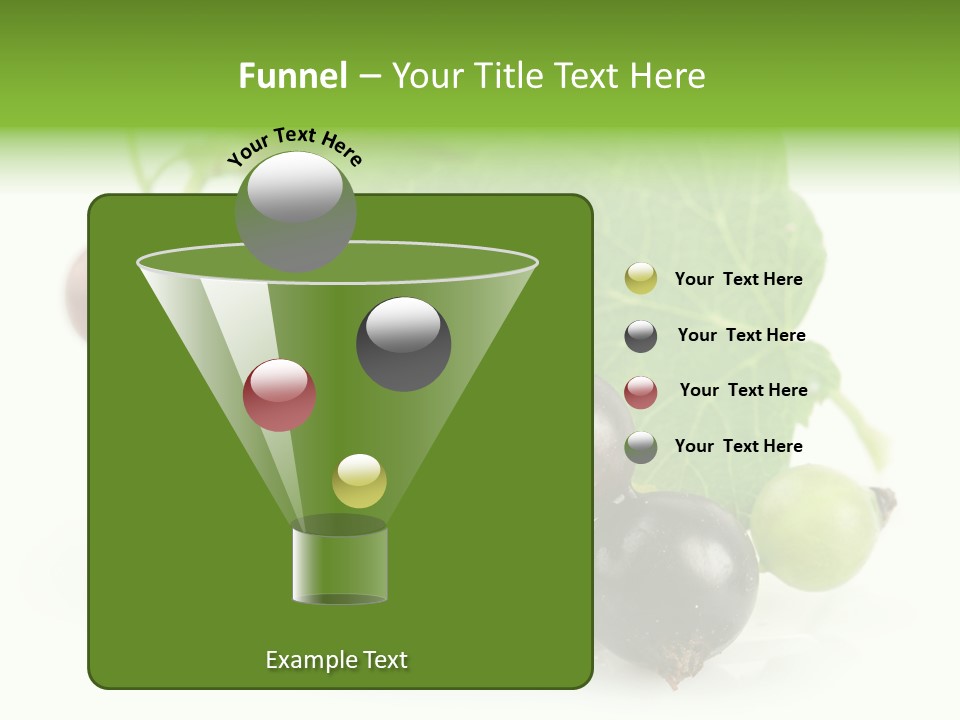 Vitamin Natural Food PowerPoint Template
