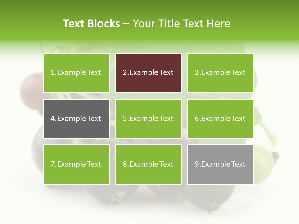 Vitamin Natural Food PowerPoint Template