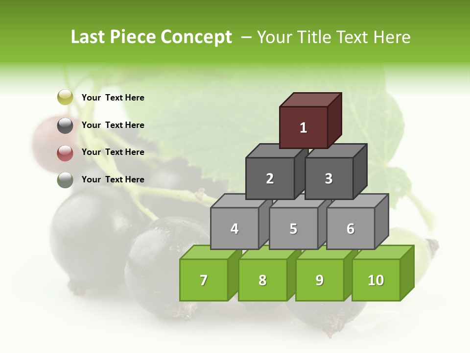 Vitamin Natural Food PowerPoint Template