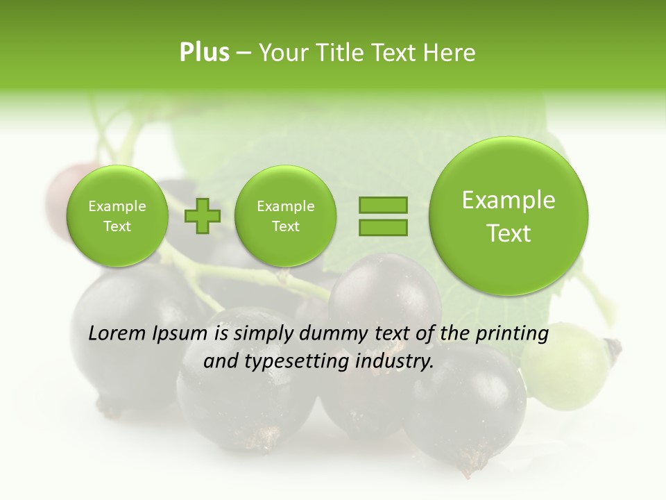 Vitamin Natural Food PowerPoint Template