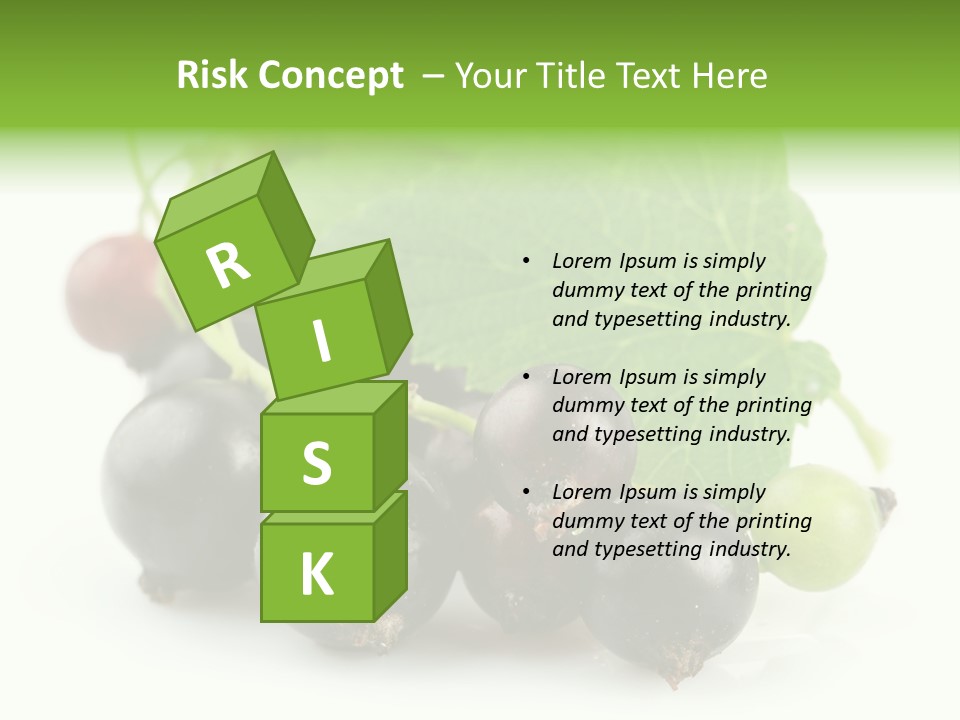 Vitamin Natural Food PowerPoint Template