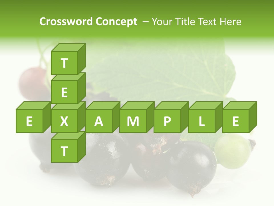 Vitamin Natural Food PowerPoint Template