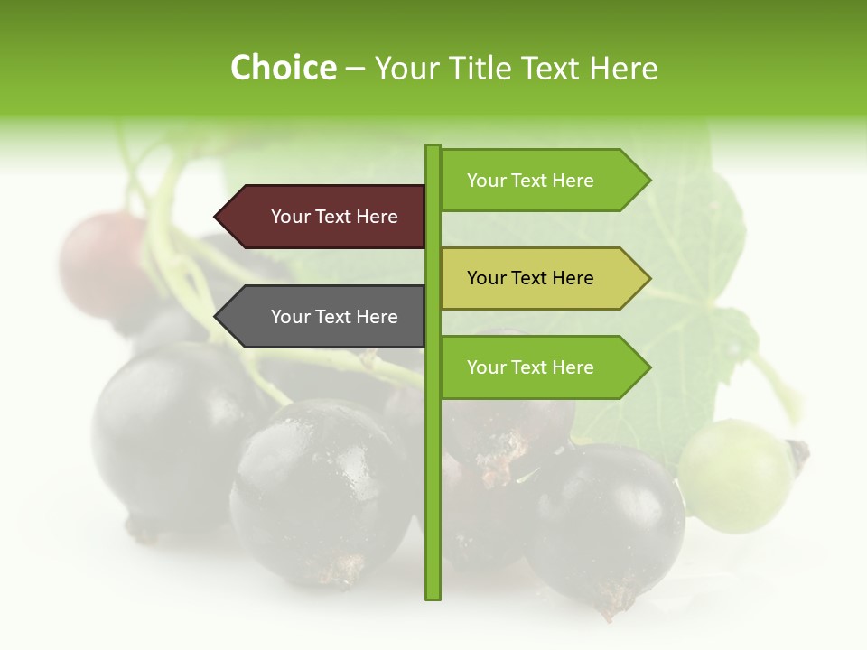 Vitamin Natural Food PowerPoint Template