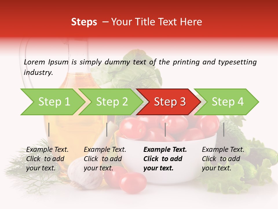 Nutrition Salad Fruit PowerPoint Template
