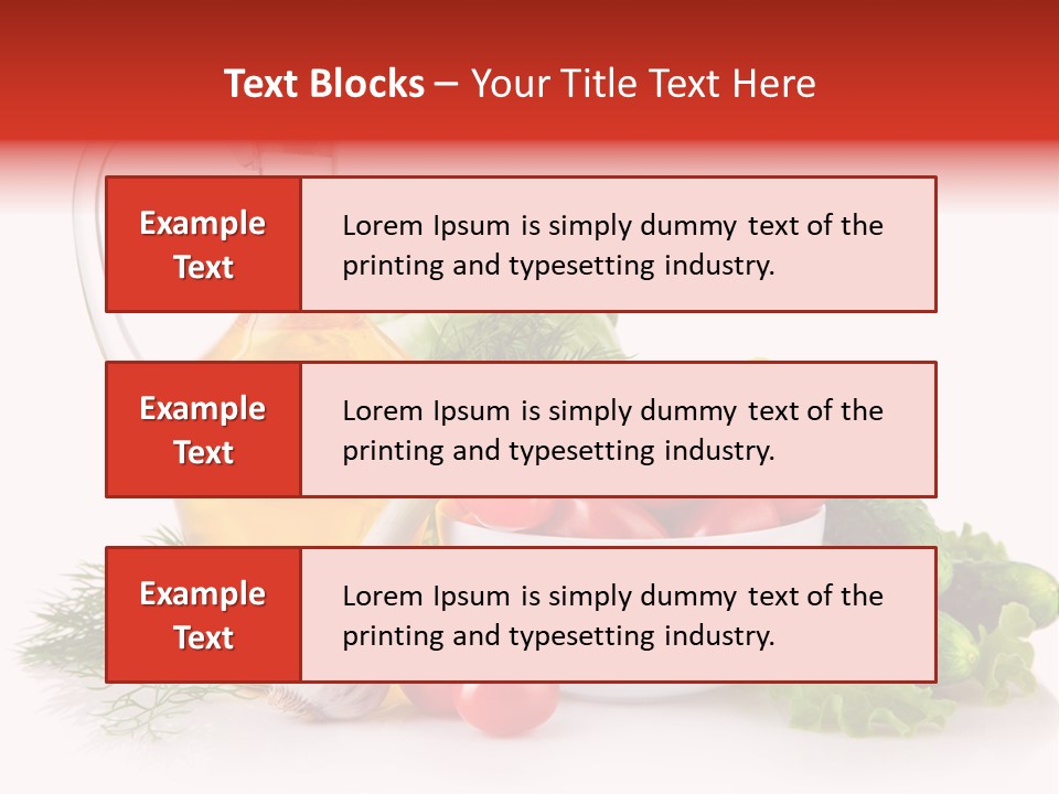 Nutrition Salad Fruit PowerPoint Template