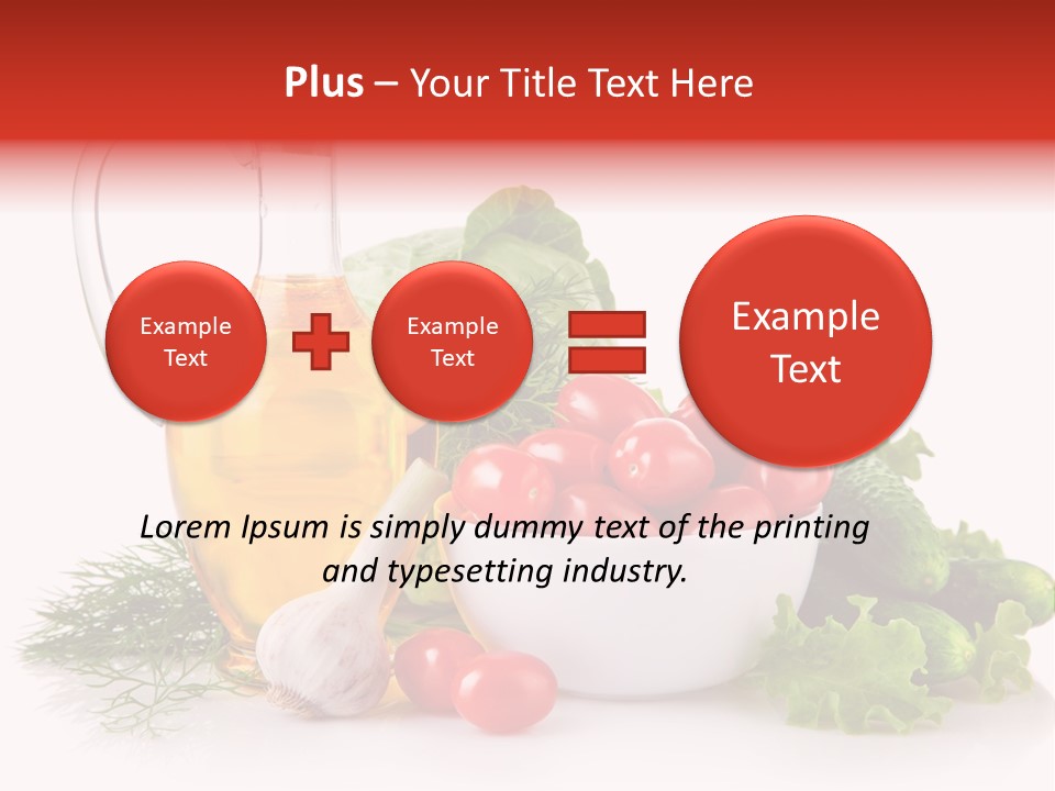 Nutrition Salad Fruit PowerPoint Template