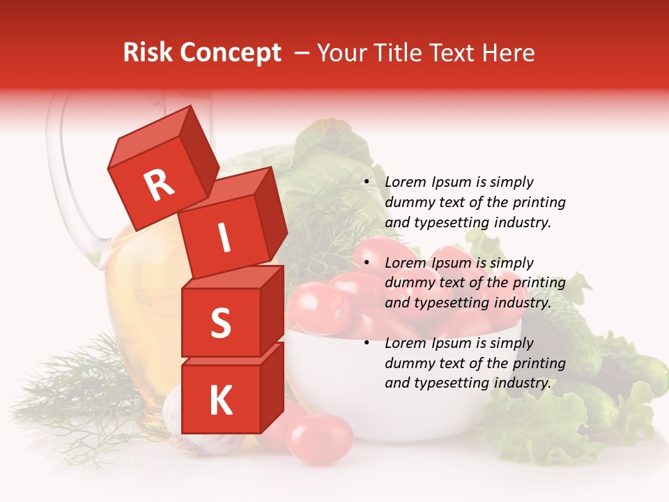 Nutrition Salad Fruit PowerPoint Template