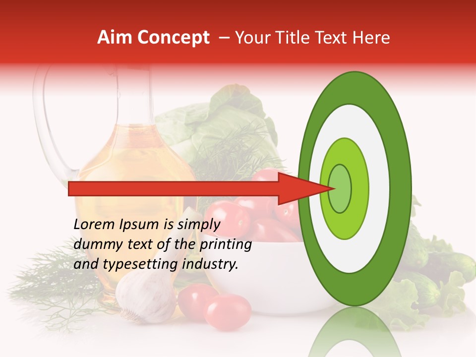 Nutrition Salad Fruit PowerPoint Template